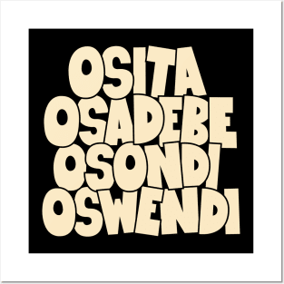 Osita Osadebe: Celebrating the Iconic Osondi Oswendi - Igbpo Highlife Nigeria Posters and Art